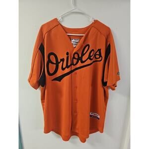 Majestic Brian Roberts #1 Baltimore Orioles Jersey Sz XL MLB Authentic **read**